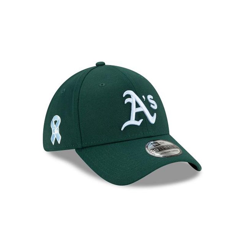 MLB Oakland Athletics Father's Day 39Thirty Stretch Fit (JBK9866) - Green New Era Caps